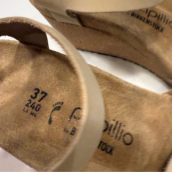 Birkenstock Papillio Soley Leather Wedge Sandals Size US 6-6.5 EU 37 BRAND NEW - Picture 7 of 15